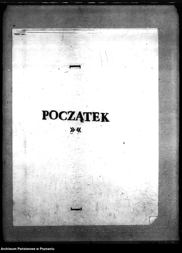 Obraz 3 z jednostki "Architekten - Vertrag - Polizeiverwaltung Posen"
