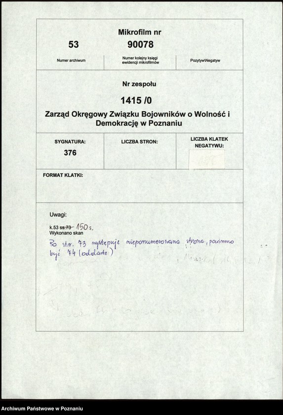 Obraz 5 z jednostki "Relacje i wspomnienia dotyczące powstania wielkopolskiego: 1. Poznań, część ll /autorzy relacji od G - M/."