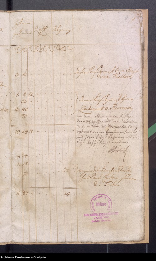 image.from.unit.number "Kobultische Kirchen Jahres Rechnung über Einnahme und Ausgabe Geld"