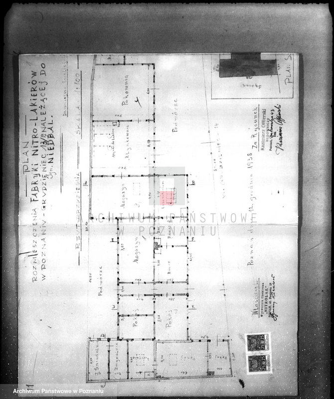 Obraz 15 z jednostki "Wytwórnia chemiczna Nitrolak w Poznaniu /zatwierdzenie projektu urządzania/"