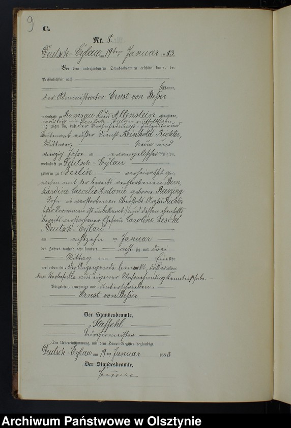 image.from.unit.number "Sterbe-Neben-Register Nr 1 - 111"