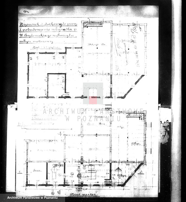 Obraz 15 z jednostki "Zakład przemysłowy /młyn motorowy/ A. Czyżowski w Śmiglu rozbudowa"