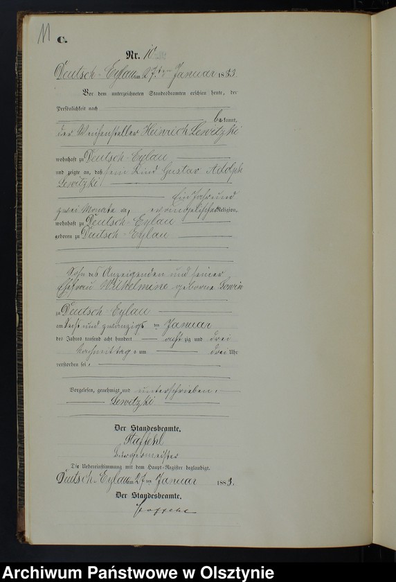 image.from.unit.number "Sterbe-Neben-Register Nr 1 - 111"