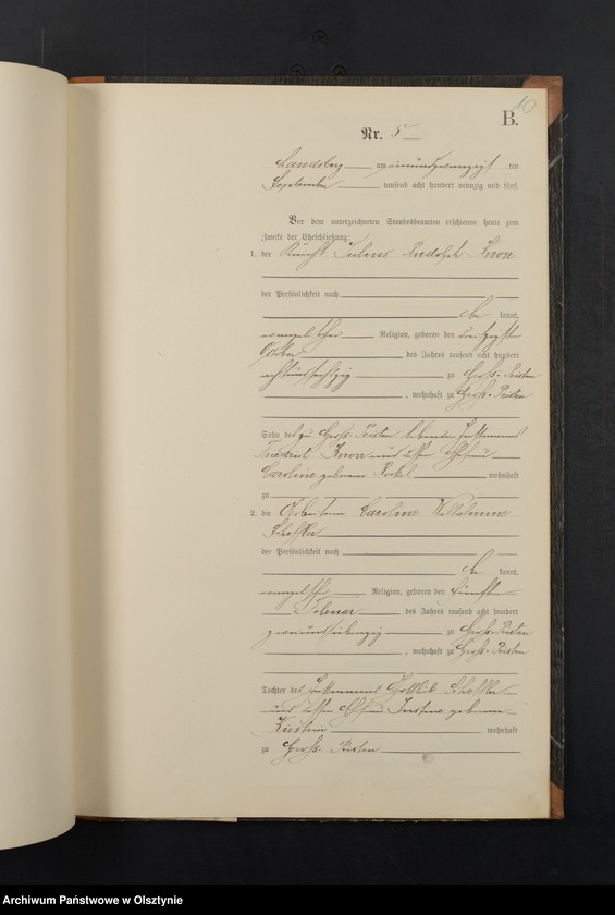 image.from.unit.number "Heiraths-Neben-Register Nr 1 - 15"