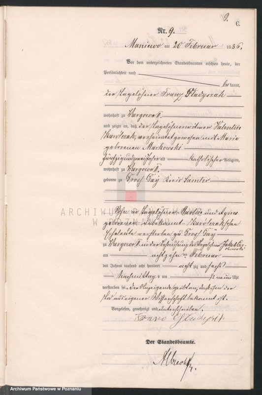 Obraz 12 z jednostki "Księga zgonów"