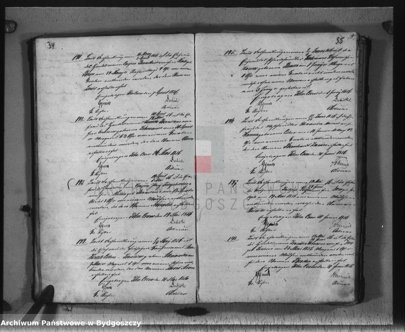 image.from.team "Akta metrykalne żydowskiej gminy wyznaniowej w Koronowie, pow. Bydgoszcz"