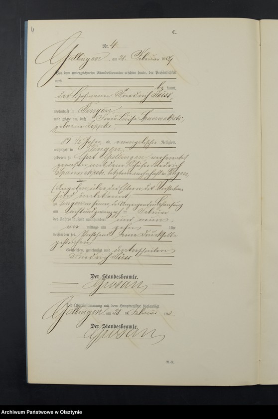 image.from.unit.number "Sterbe-Neben-Register Nr 1 - 28"