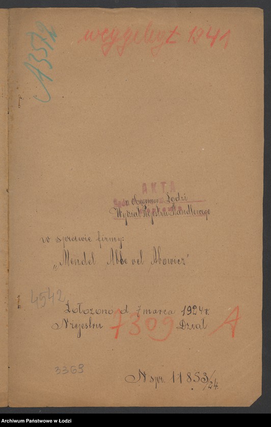 Obraz 2 z jednostki "Mendel Abbe vel Abowicz- sprzedaż manufaktury"