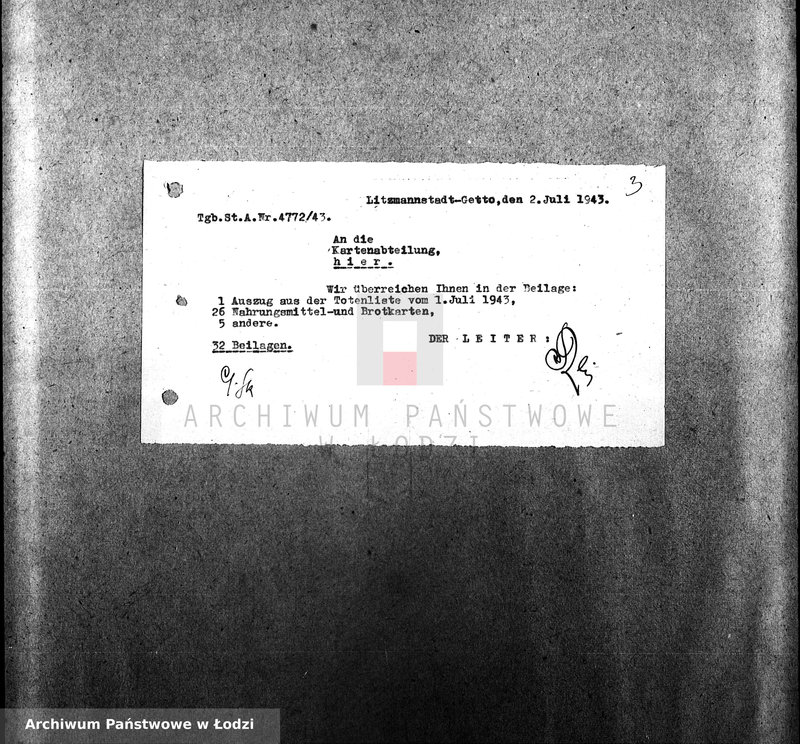 Obraz 6 z jednostki "[Korespondencja z Wydziałem Talonów, informacje o przesłanych talonach, informacje o konsumentach]"