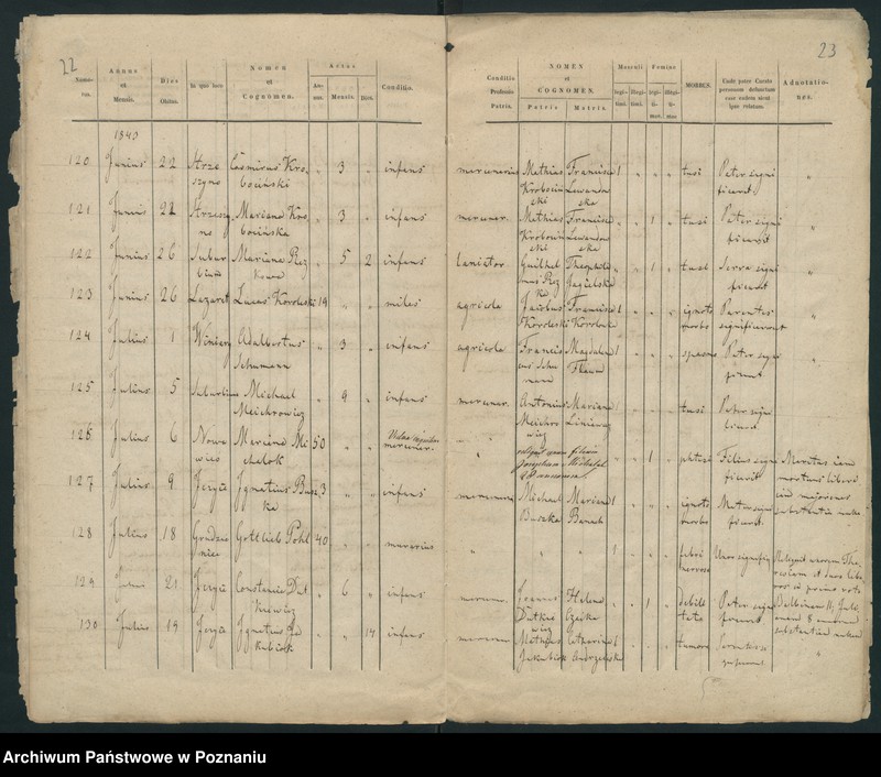 Obraz 14 z jednostki "Księga zgonów"