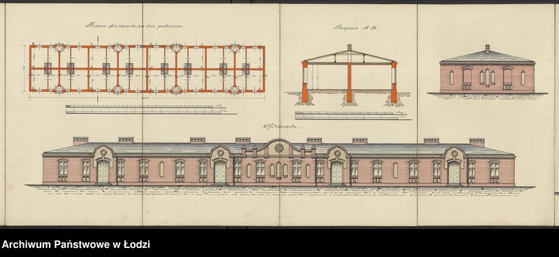 Obraz 4 z jednostki "[Projekt budowy 12 murowanych, parterowych domów fabrycznych dla robotników]"