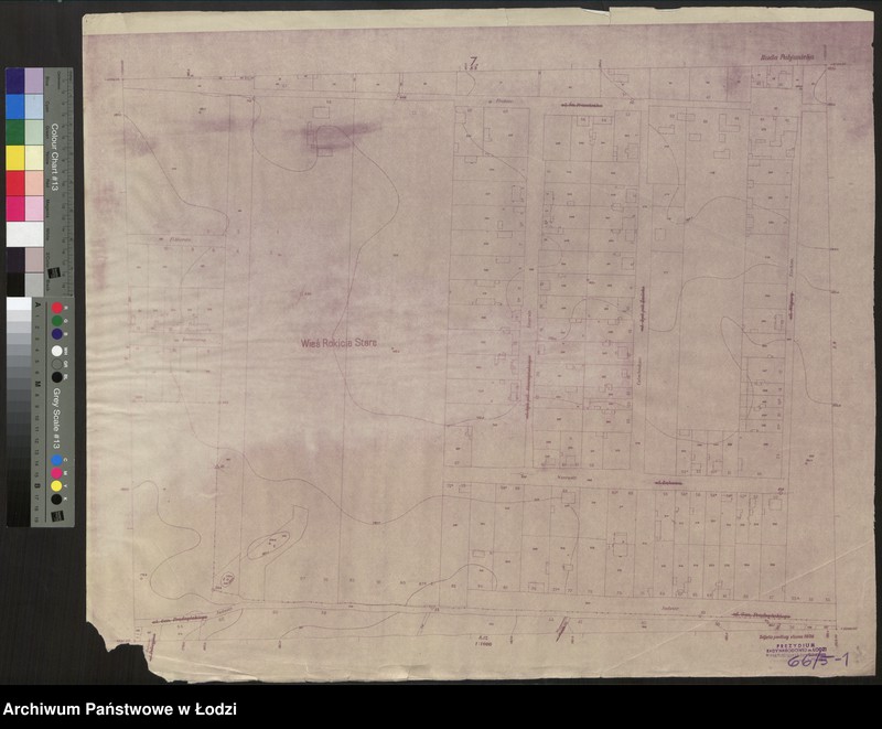 Obraz 1 z jednostki "Plan miasta Rudy Pabianickiej Sekcja 7"