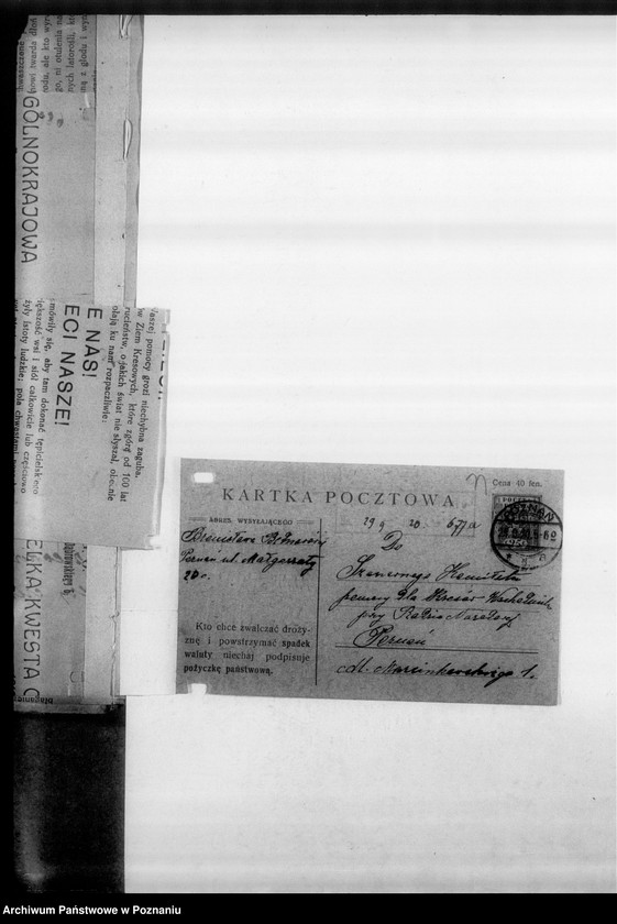 Obraz 15 z jednostki "Korespondencja dotycząca uchodźców."