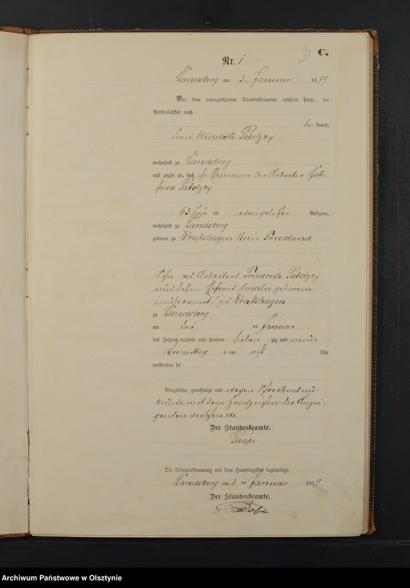 image.from.unit.number "Sterbe-Neben-Register Nr 1 - 62"