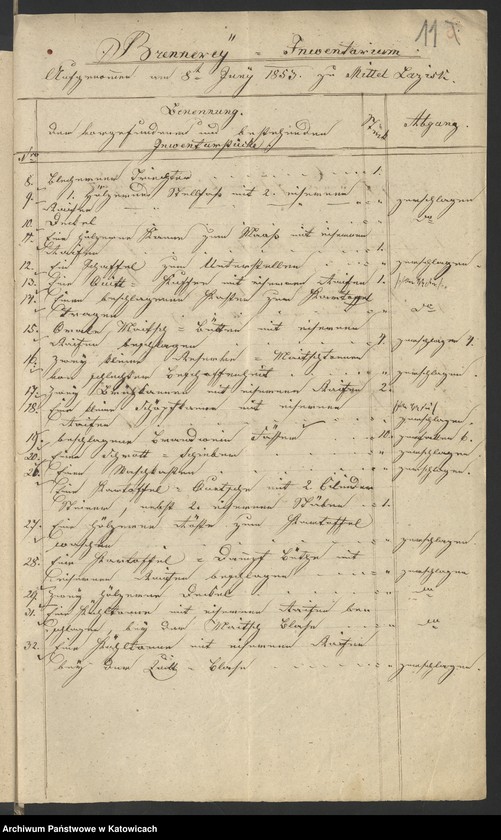 Obraz 14 z jednostki "Acta betr. die Correspondenz mit dem Königlichen Kreis Gericht zu Luckau und Verfügungen desselben, als obervormundschaftliche Behörde der Gräflich von Kleistschen Erben, in Betracht des verpachteten Gutes Mittel-Lazisk"