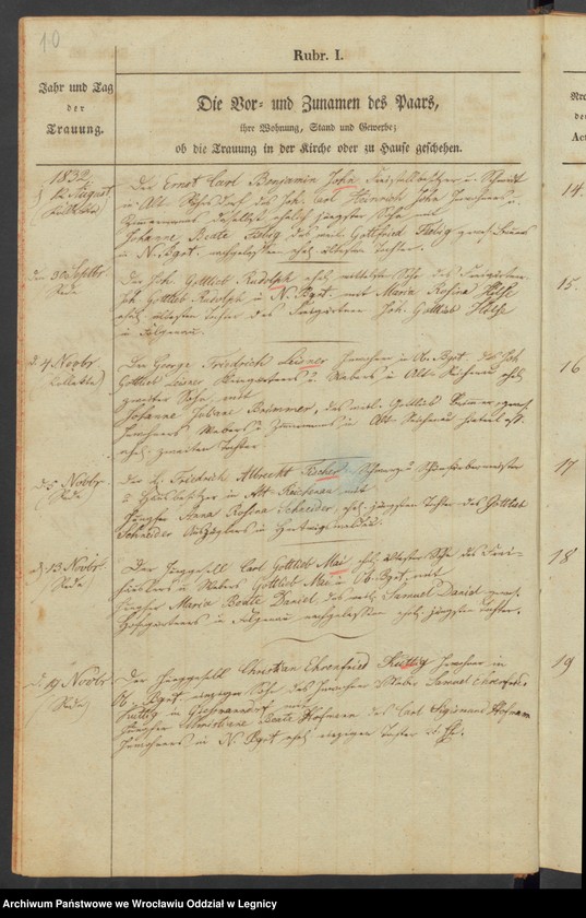 image.from.unit.number "Trauungsbuch der Kirche zu Baumgarten"