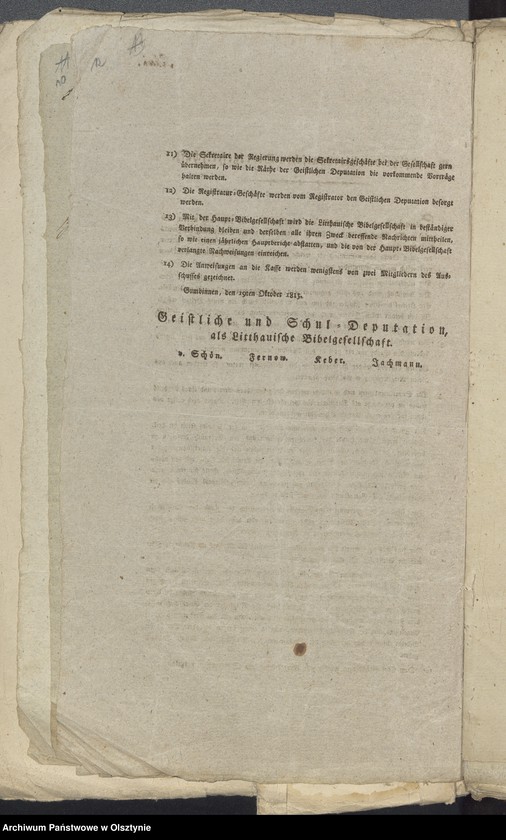 image.from.unit.number "Kirchliche Angelegenheiten. Vereinssachen Nr 2 Bibel Gesellschaft"