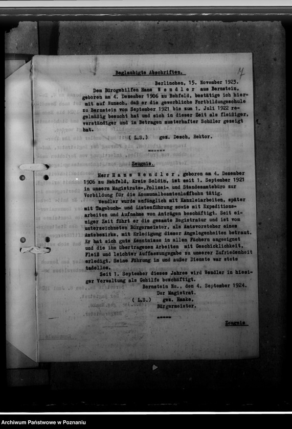 Obraz 11 z jednostki "Wendler, Hans - komisarz obwodowy"