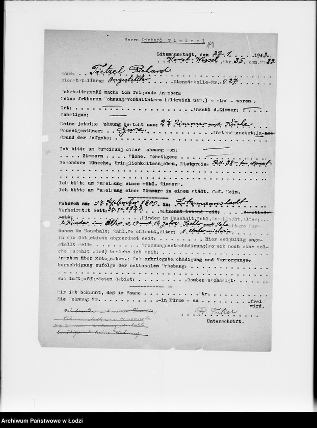 Obraz 18 z jednostki "[Ankiety personalne urzędników i robotników]"