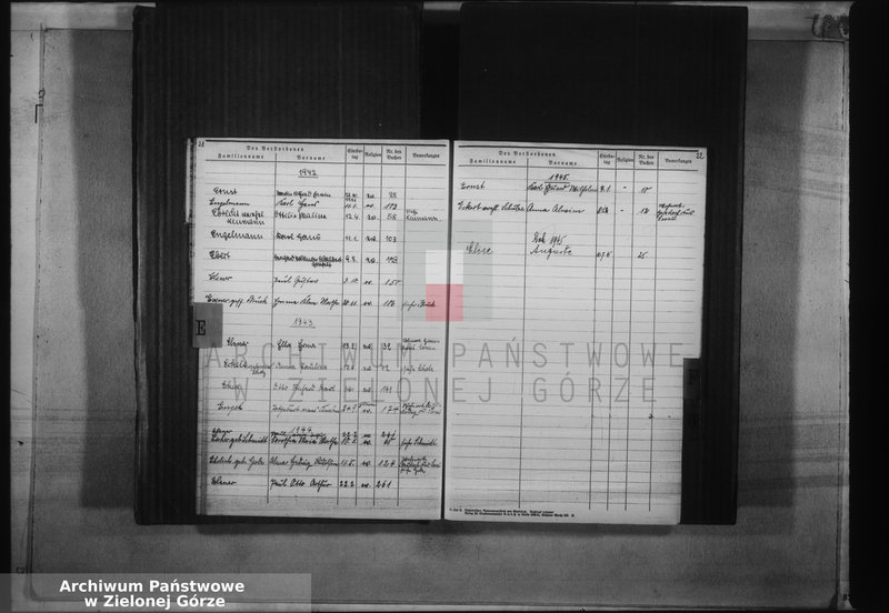 image.from.unit.number "Alphabetisches Namenverzeichnis für die Sterbebücher des Standesamts Sommerfeld"