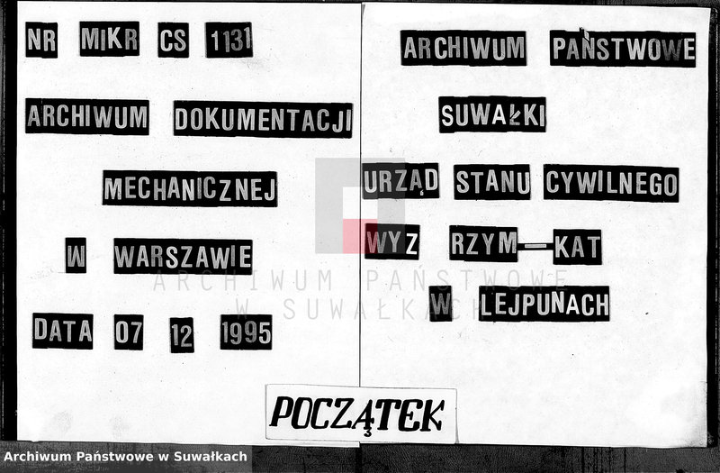 Obraz 1 z jednostki "Dokumenty brakosočetavšichsja Lejpunskago R. Katoličeskago Prichoda za 1905 god"