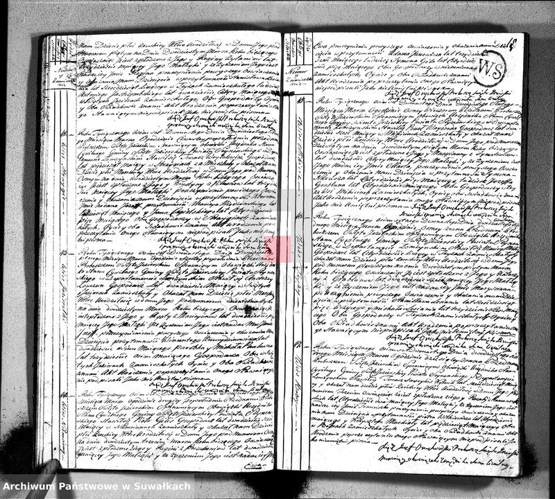 image.from.unit.number "Akta urodzonych gminy święto-jeziorskiey od 1-go stycznia 1812"