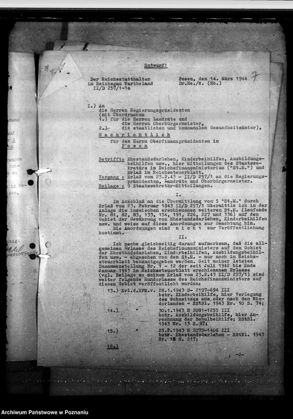 Obraz 11 z jednostki "Ehestandsdarlehen"