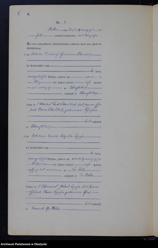 image.from.unit.number "Heiraths-Neben-Register Nr 1 - 7 [ Księga małżeństw - wtóropis ]"