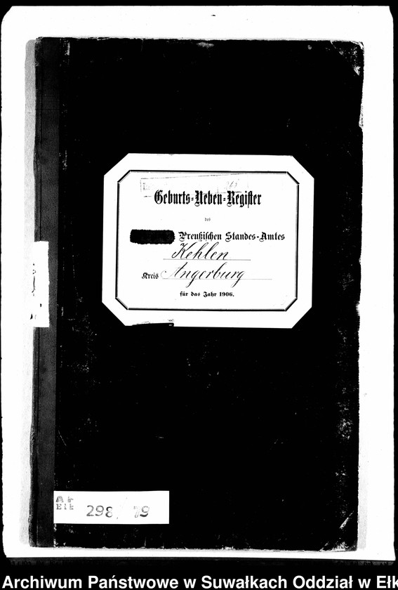 image.from.unit.number "Geburts-Neben-Register des Preussischen Standes-Amtes Kehlen Kreis Angerburg"