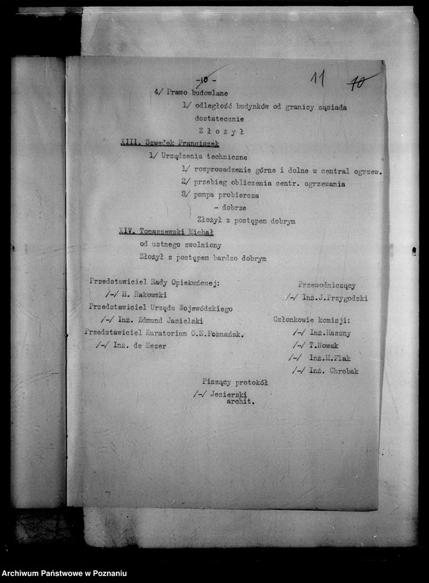 Obraz 15 z jednostki "Państwowa Szkoła Budownictwa w Lesznie - [protokoły z egzaminu końcowego wraz ze spisem abiturientów]"