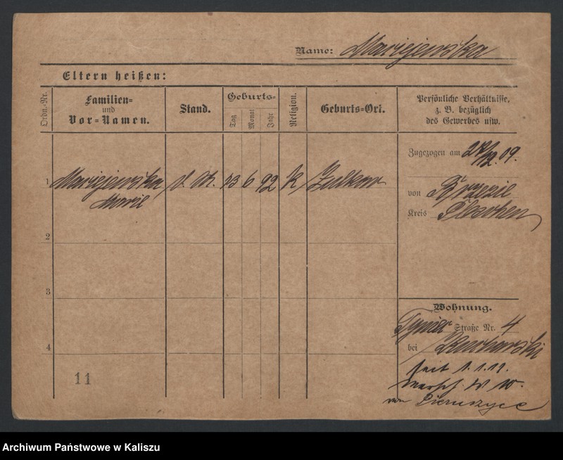 Obraz 13 z jednostki "[Karty meldunkowe - Mac-Mar]"