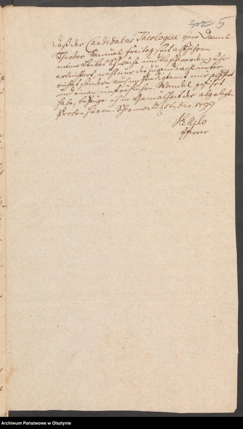 image.from.unit.number "Die Cantor und Organisten Stelle in Neuhausen [Romnowo]"