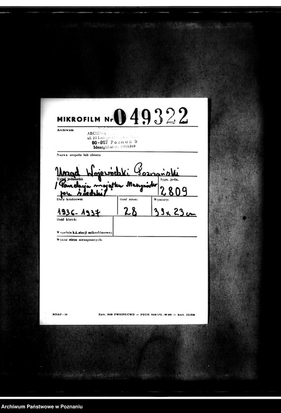 Obraz 2 z jednostki "/Parcelacje majątku Murzynówko powiat średzki/"