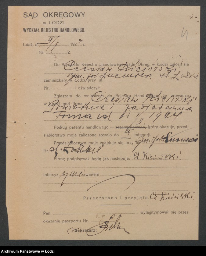 Obraz 6 z jednostki "Czesław Kiciński – piwiarnia i jadłodalnia Lućmierz"