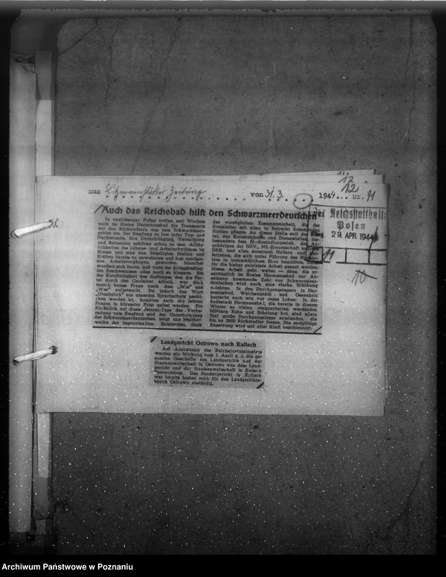 Obraz 17 z jednostki "Wycinki prasowe dotyczące Kraju Warty"