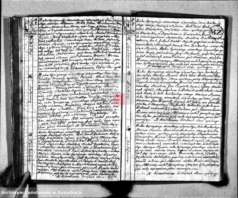 image.from.unit.number "Akta zeszłych gminy wieysieyskiey od 1-go maja 1810"