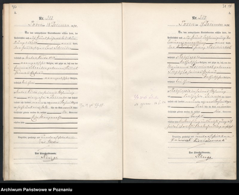 Obraz 19 z jednostki "Księga urodzeń t. II"