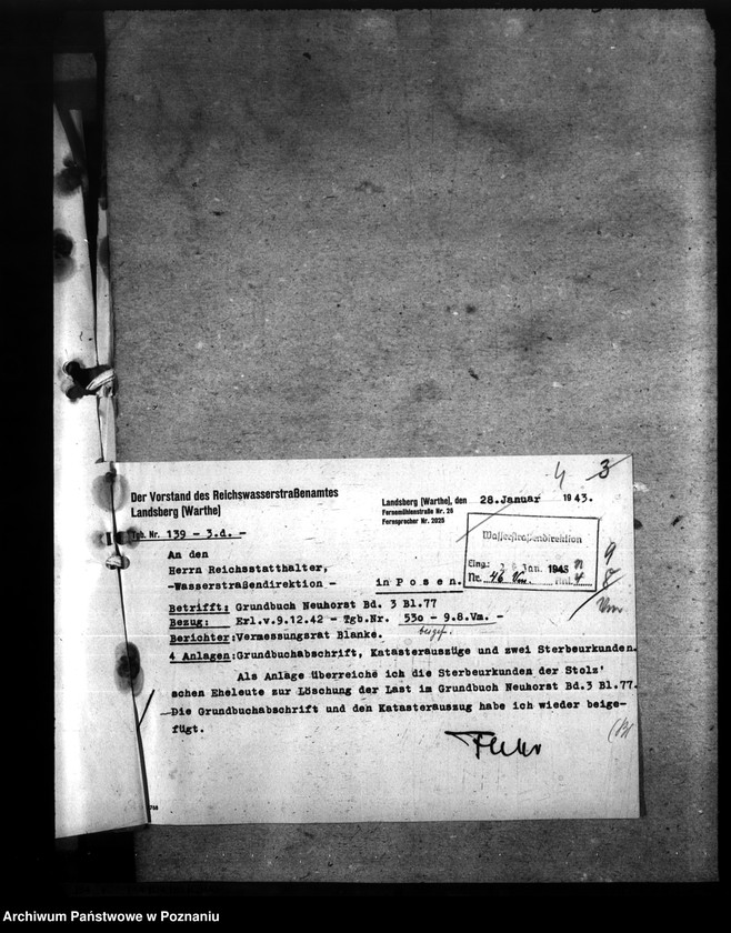 Obraz 9 z jednostki "Przejmowanie gruntów przez Dyrekcję Dróg Wodnych"