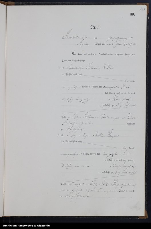 image.from.unit.number "Heiraths-Neben-Register Nr 1 - 14"