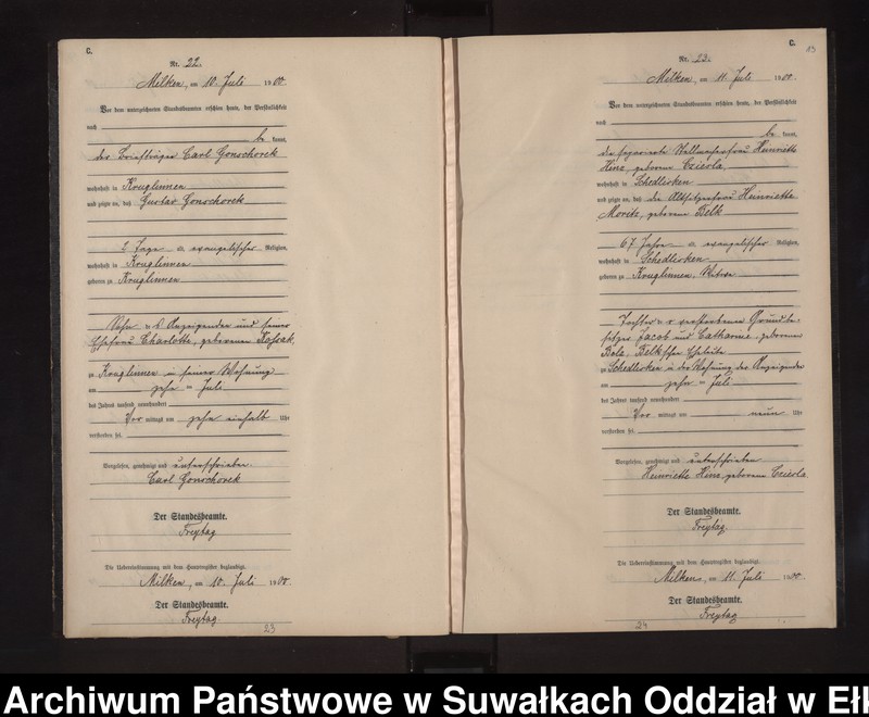 image.from.unit.number "Sterbe-Neben-Register des Preussischen Standes-Amtes Stasswinnen Kreis Lötzen"