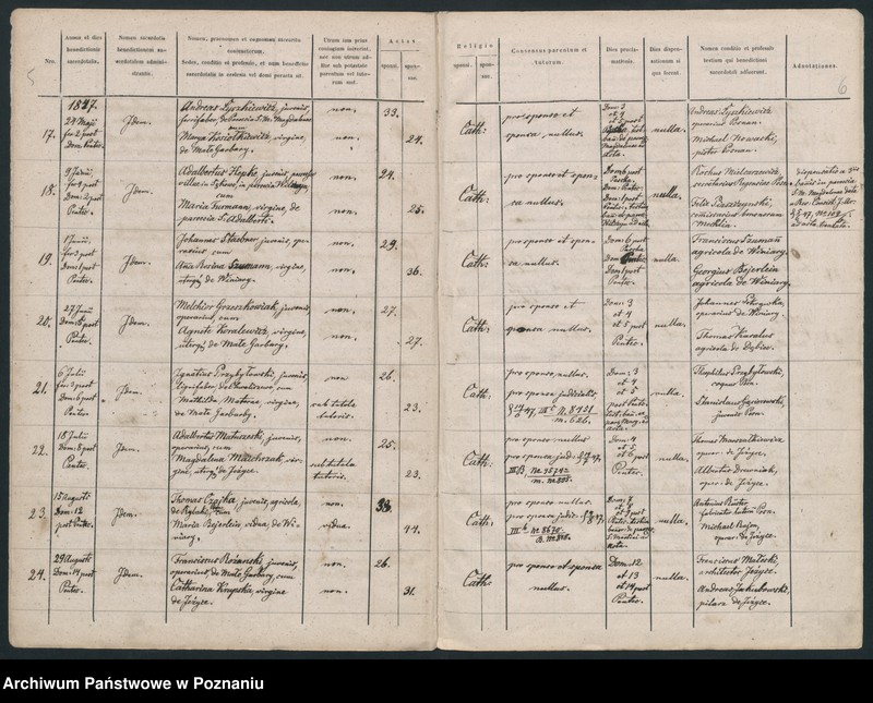 Obraz 5 z jednostki "Księga małżeństw"