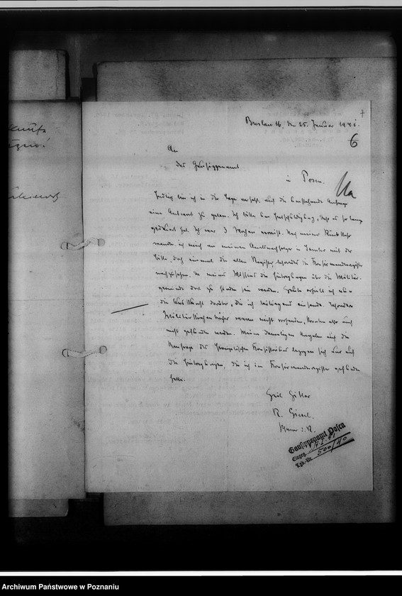 Obraz 12 z jednostki "Militärkirchenbücher [sprawy związane z poszukiwaniem i przejęciem ksiąg kościelnych w garnizonowych kościołach]"