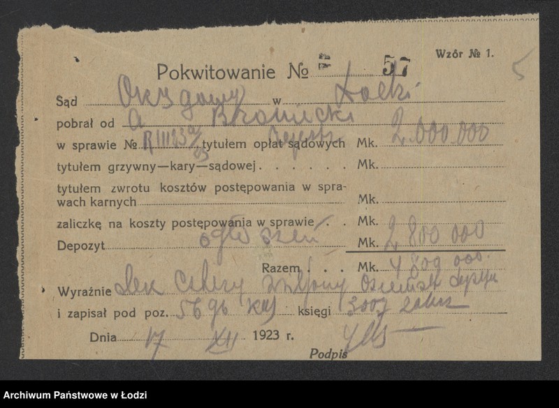 Obraz 7 z jednostki "Abram Josek Branicki – sklep spożywczy"