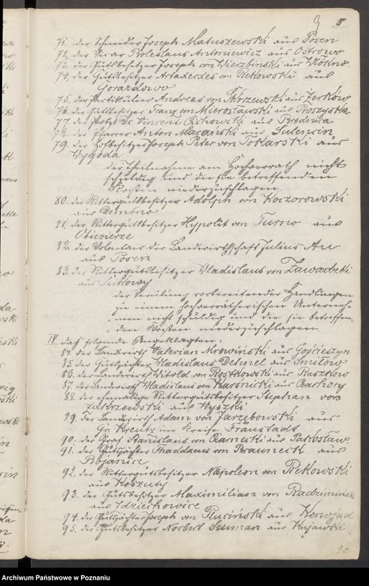 image.from.unit.number "Anklage und Anklagenbeschluss des Kammergerichts gegen den Grafen Johann von Działyński und Genossen /8. und 15.II.1865/"