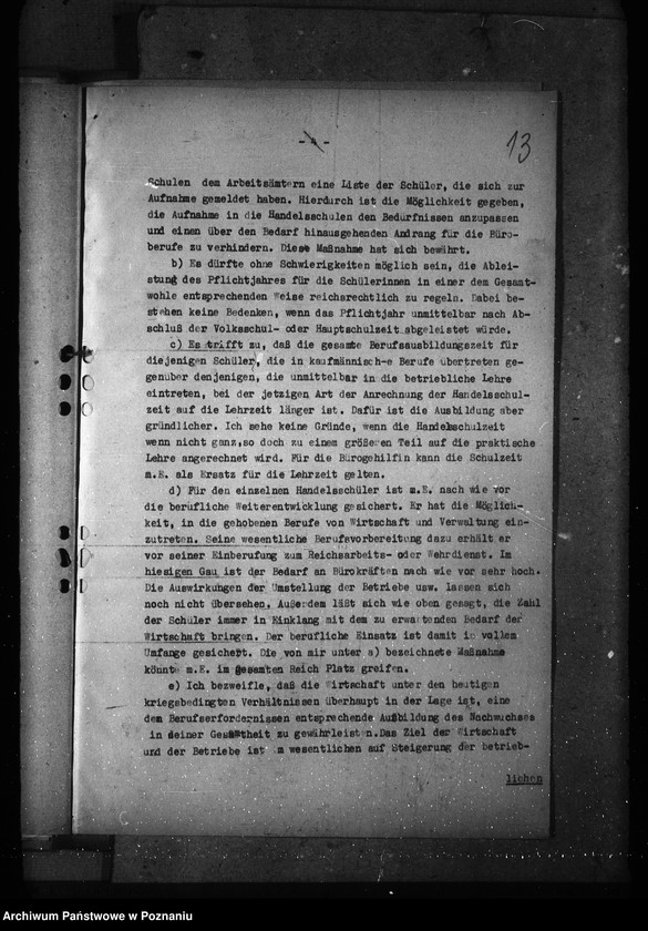 Obraz 17 z jednostki "Vereinfachungen der Verwaltung und auf dem Gebiete des Handelsschulwesens"