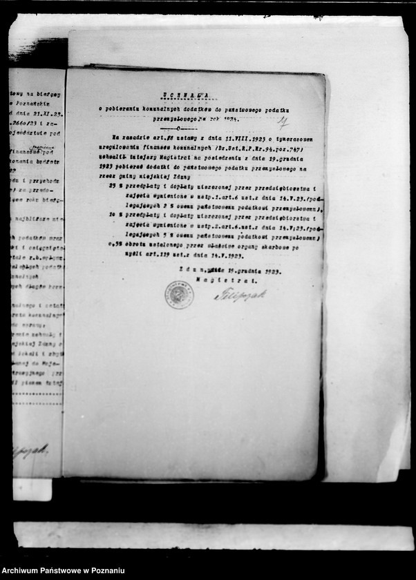 Obraz 11 z jednostki "Podatki Komunalne miasta Zduny"