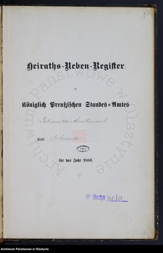 image.from.unit.number "Heiraths-Neben-Register Nr 1 - 38"