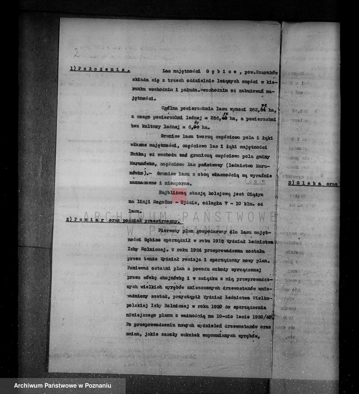 Obraz 6 z jednostki "/Nadzór nad lasami/ majątku Gębice powiatu czarnkowskiego"