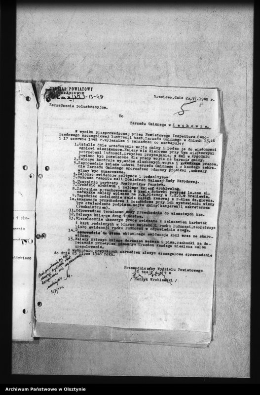 image.from.unit.number "Protokoły i zarządzenia polustracyjne wydane przez wydz. Powiatowe"