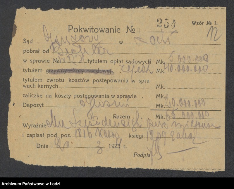 Obraz 14 z jednostki "Natan Bechler- sprzedaż materiałów piśmiennych i muzycznych"